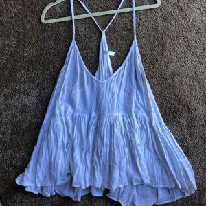 Gap White Flowy tank